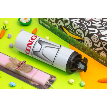 HONDA, Easter candle,Travel Tumbler 2 Lids, with metal straw & cleaning brush & aromatic flat candle (30cm) (PINK)