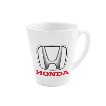 HONDA, Κούπα κωνική Latte Λευκή, κεραμική, 300ml