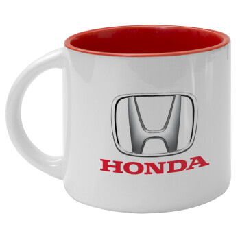 HONDA, Κούπα κεραμική 400ml Λευκή/Κόκκινη
