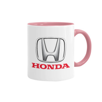 HONDA, Mug colored pink, ceramic, 330ml