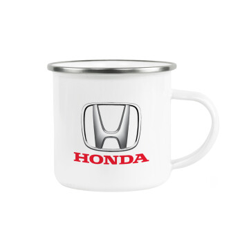 HONDA, Κούπα Μεταλλική εμαγιέ λευκη 360ml