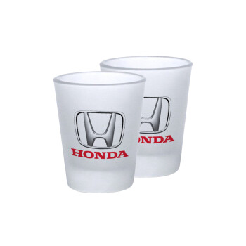HONDA, Σφηνοπότηρα γυάλινα 45ml του πάγου (2 τεμάχια)