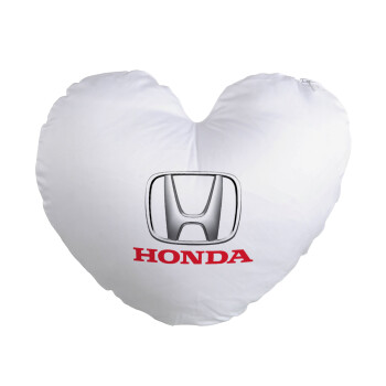 HONDA, Μαξιλάρι καναπέ καρδιά 40x40cm περιέχεται το  γέμισμα