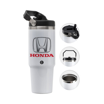 HONDA, Θερμός Ανοξείδωτο 30oz με χερούλι