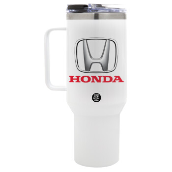 HONDA, Mega Stainless steel Tumbler with lid, double wall 1,2L