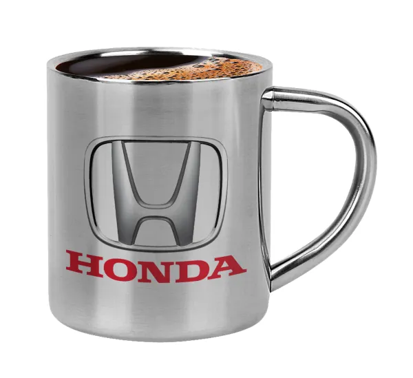 HONDA — Double-wall metal cup for espresso (220ml)
