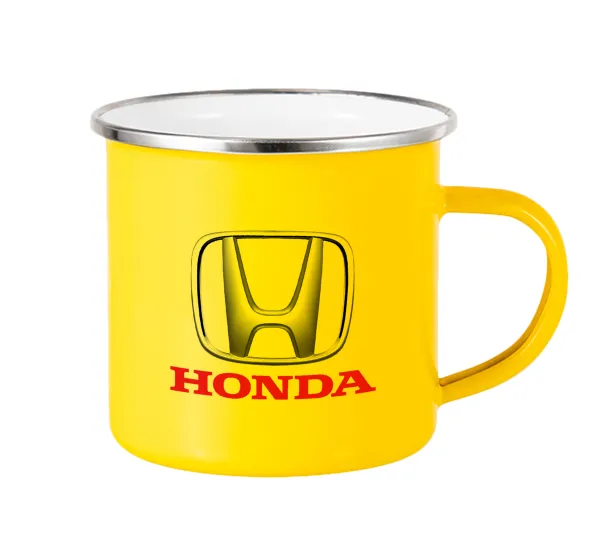 HONDA — Yellow Enamel Metallic Cup 360ml