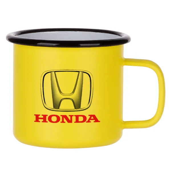HONDA — Κούπα Μεταλλική εμαγιέ ΜΑΤ Κίτρινη 360ml