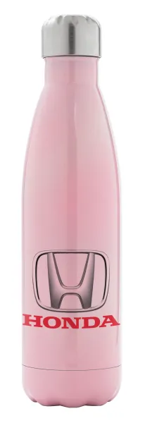 HONDA — Metal mug thermos Pink Iridiscent (Stainless steel), double wall, 500ml