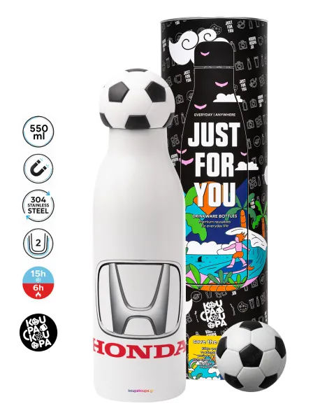 HONDA — Soccer Metal mug thermos, double wall, 550ml