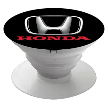 HONDA, Phone Holders Stand  White Hand-held Mobile Phone Holder