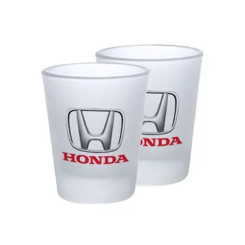 HONDA, Σφηνοπότηρα γυάλινα 45ml του πάγου (2 τεμάχια)