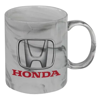 HONDA, Mug ceramic marble style, 330ml