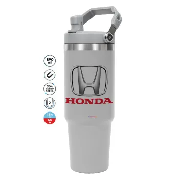 HONDA, GREY color, 890ml (30oz) stainless Steel Tumbler with Handle