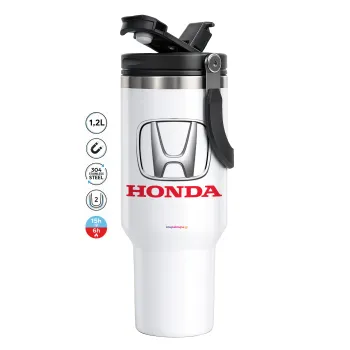 HONDA, Mega Stainless steel Tumbler with lid, double wall 1,2L