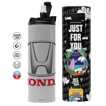HONDA, Tumbler stainless steel GREY 600ml