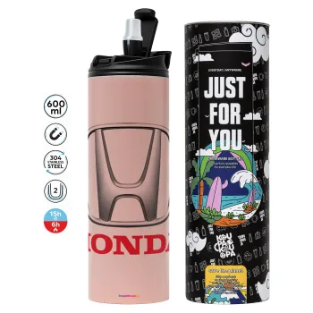 HONDA, Tumbler stainless steel PINK 600ml