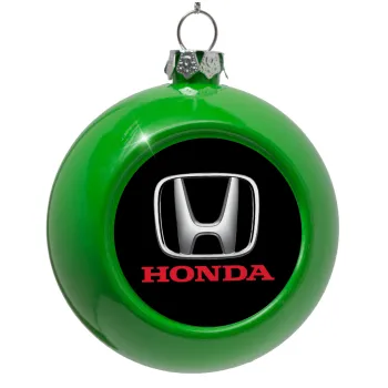 HONDA, Green Christmas tree ornament bauble 8cm