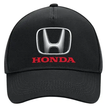 HONDA, Adult Ultimate Hat BLACK, (100% COTTON DRILL, ADULT, UNISEX, ONE SIZE)