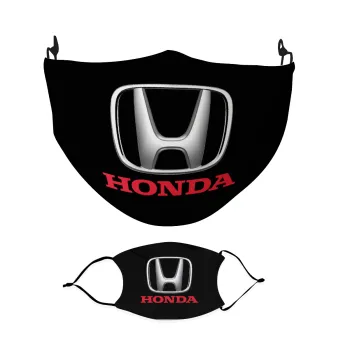HONDA, Μάσκα υφασμάτινη Ενηλίκων πολλαπλών στρώσεων με υποδοχή φίλτρου