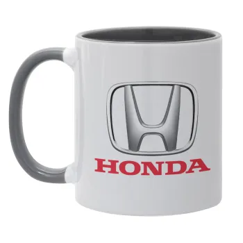 HONDA, Κούπα χρωματιστή γκρι, κεραμική, 330ml