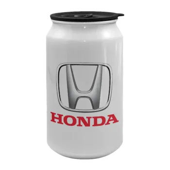 HONDA, Κούπα ταξιδιού μεταλλική με καπάκι (tin-can) 500ml