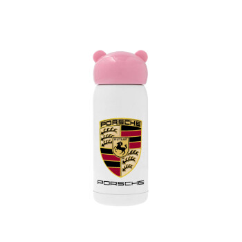 Porsche, Pink stainless steel thermal flask, 320ml