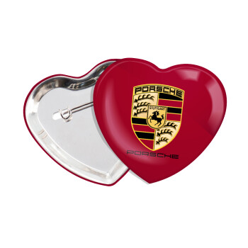 Porsche, Κονκάρδα παραμάνα καρδιά (57x52mm)