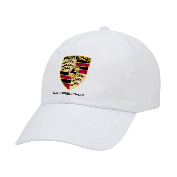 Porsche, Καπέλο Baseball Λευκό (5-φύλλο, unisex)