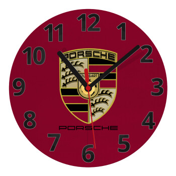 Porsche, Ρολόι τοίχου γυάλινο (20cm)