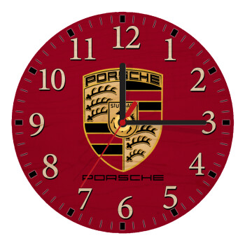 Porsche, Ρολόι τοίχου ξύλινο plywood (20cm)