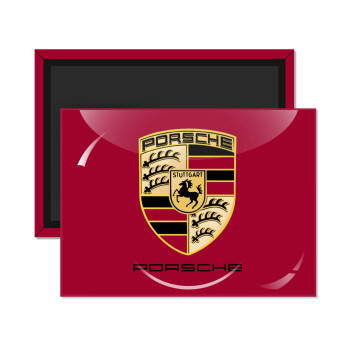 Porsche, Ορθογώνιο μαγνητάκι ψυγείου διάστασης 9x6cm