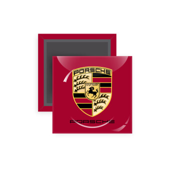 Porsche, Μαγνητάκι ψυγείου τετράγωνο διάστασης 5x5cm