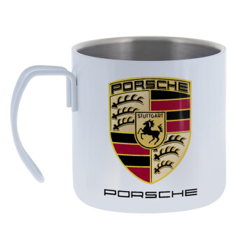 Porsche, Mug Stainless steel double wall 400ml
