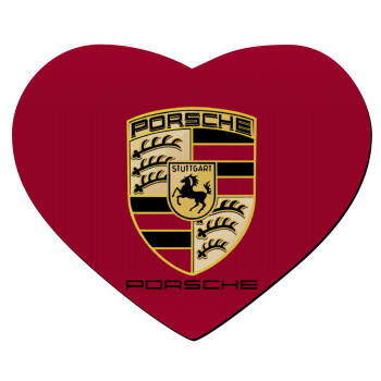 Porsche, Mousepad καρδιά 23x20cm