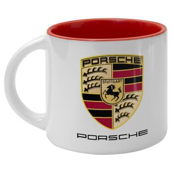Porsche, Κούπα κεραμική 400ml Λευκή/Κόκκινη