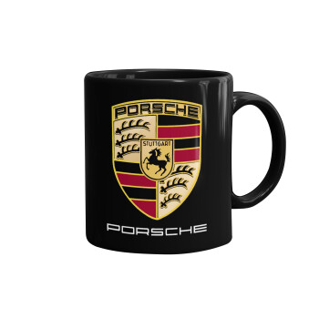 Porsche, Κούπα Μαύρη, κεραμική, 330ml