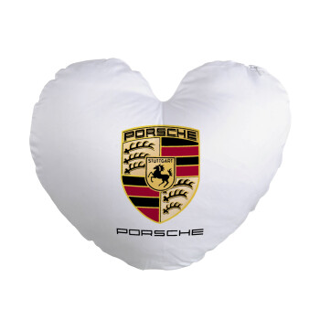 Porsche, Μαξιλάρι καναπέ καρδιά 40x40cm περιέχεται το  γέμισμα