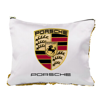 Porsche, Τσαντάκι νεσεσέρ με πούλιες (Sequin) Χρυσό