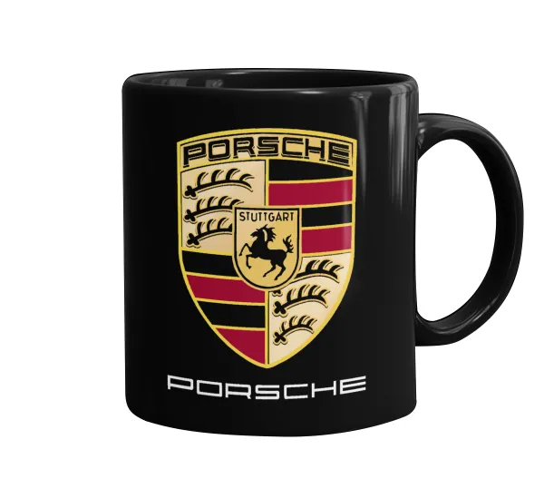 Porsche — Κούπα Μαύρη, κεραμική, 330ml