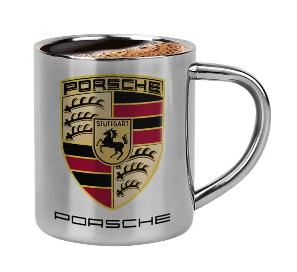 Porsche — Κουπάκι μεταλλικό διπλού τοιχώματος για espresso (220ml)