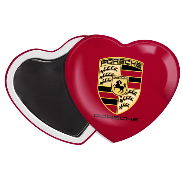 Porsche — Μαγνητάκι καρδιά (57x52mm)