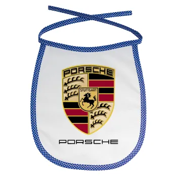 Porsche, Σαλιάρα μωρού αλέκιαστη με κορδόνι Μπλε
