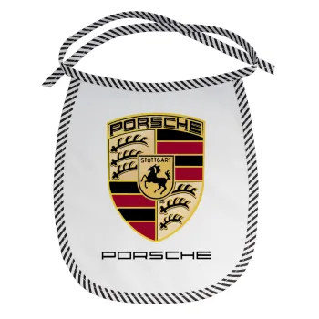 Porsche, Σαλιάρα μωρού αλέκιαστη με κορδόνι Μαύρη