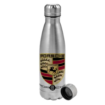 Porsche, Metallic water bottle, stainless steel, 750ml
