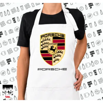 Porsche, Ποδιά μακριά Σεφ ολόσωμη με τσέπες white (ΕΝΗΛΙΚΩΝ)