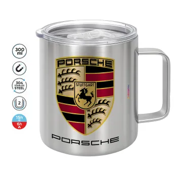 Porsche, Mug Stainless steel double wall 300ml