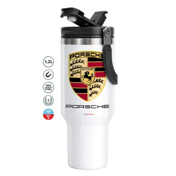 Porsche, Mega Stainless steel Tumbler with lid, double wall 1,2L
