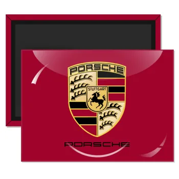 Porsche, Ορθογώνιο μαγνητάκι ψυγείου διάστασης 9x6cm
