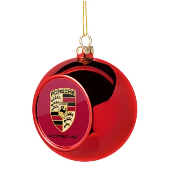 Porsche, Christmas tree ball Red 8cm